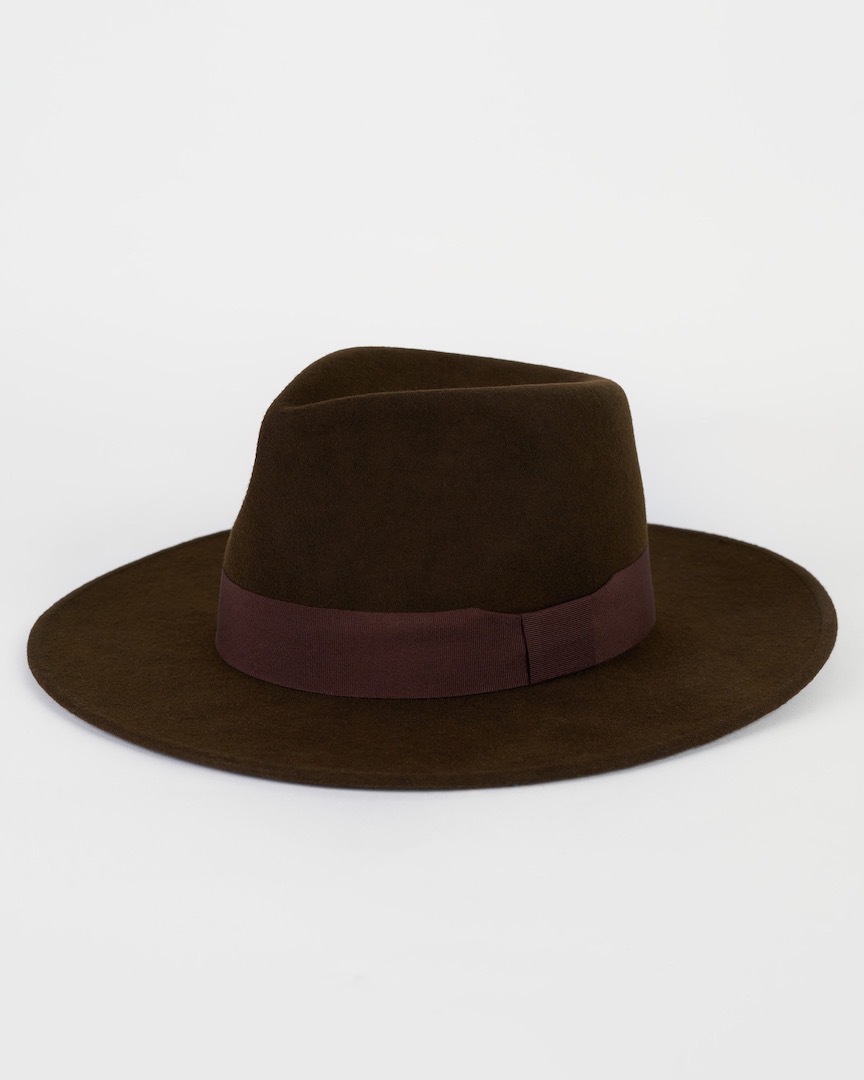 Chocolate Depp Felt Hat