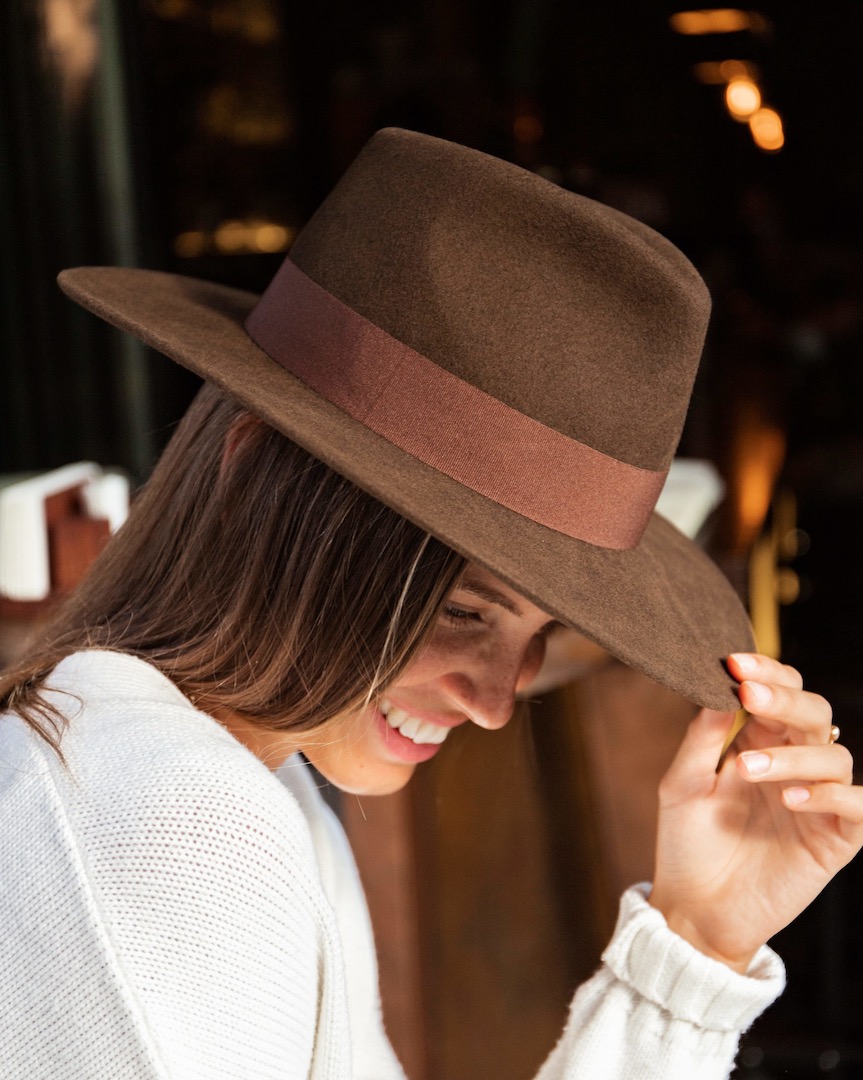 Chocolate Depp Felt Hat