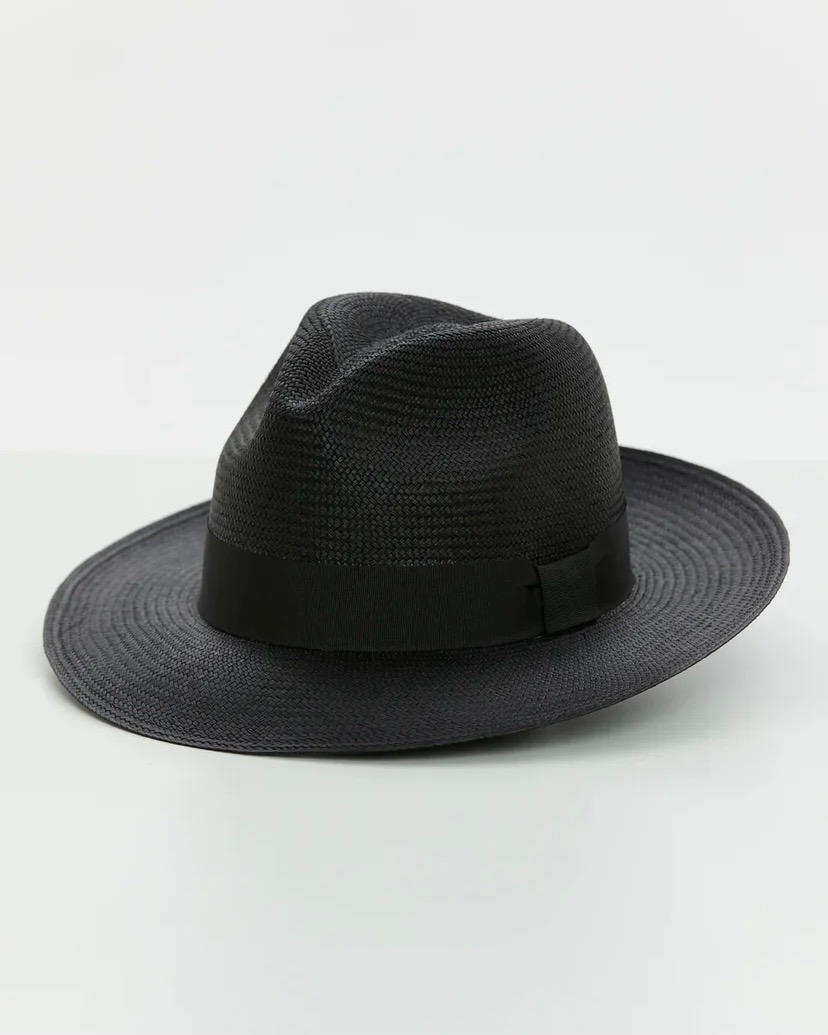 Classic black fedora