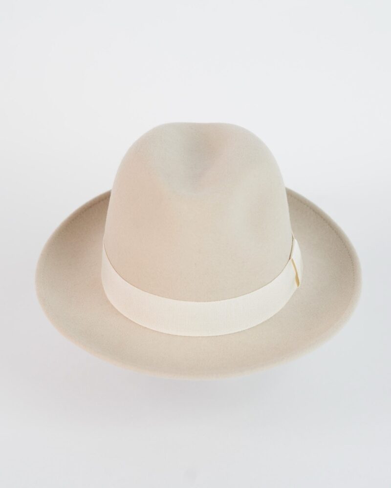 Ivory felt fedora